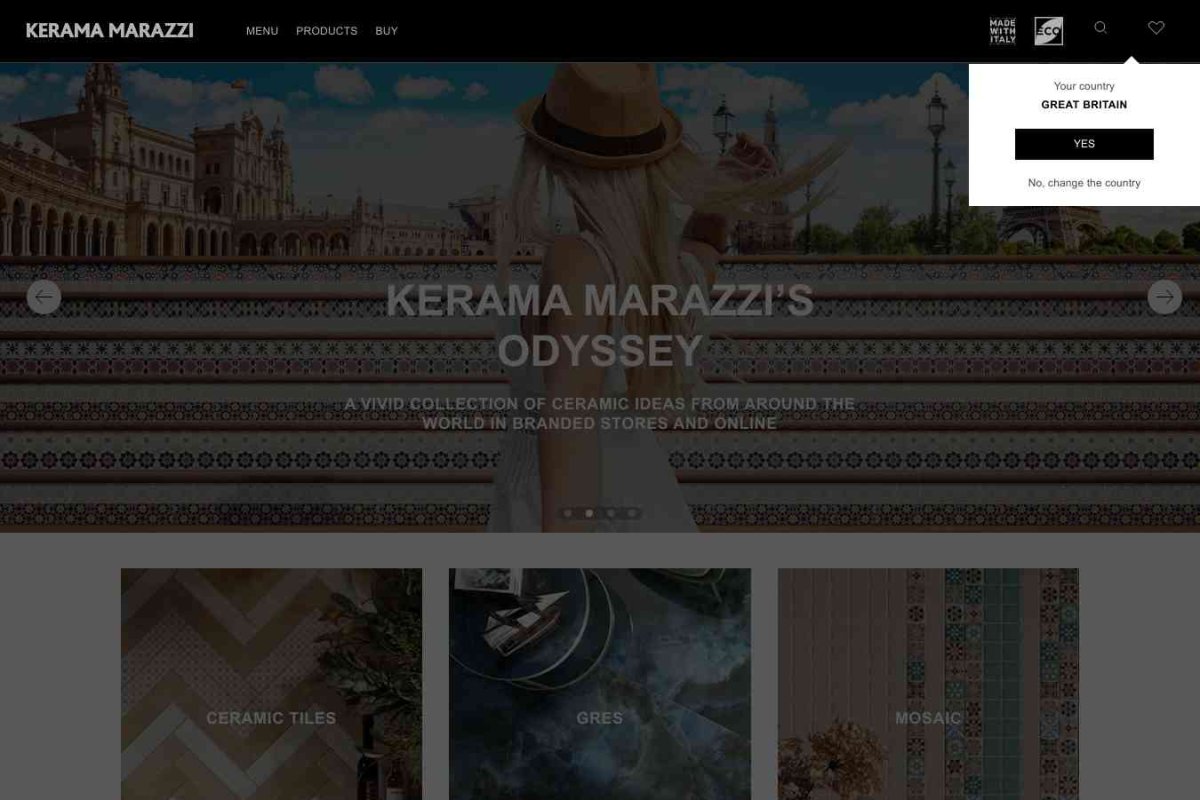 Kerama Marazzi, сеть магазинов керамической плитки