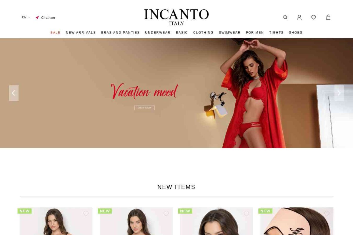 INCANTO, магазин нижнего белья