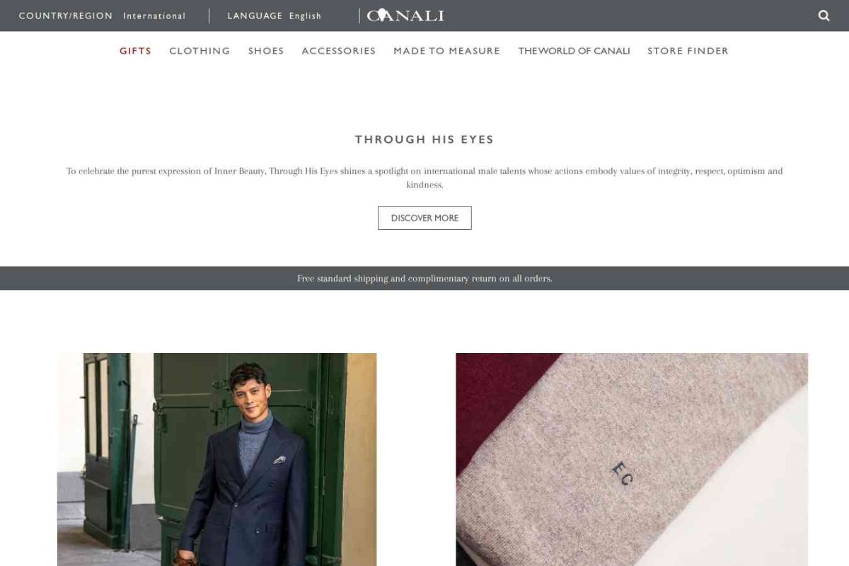 Canali, сеть магазинов мужской одежды