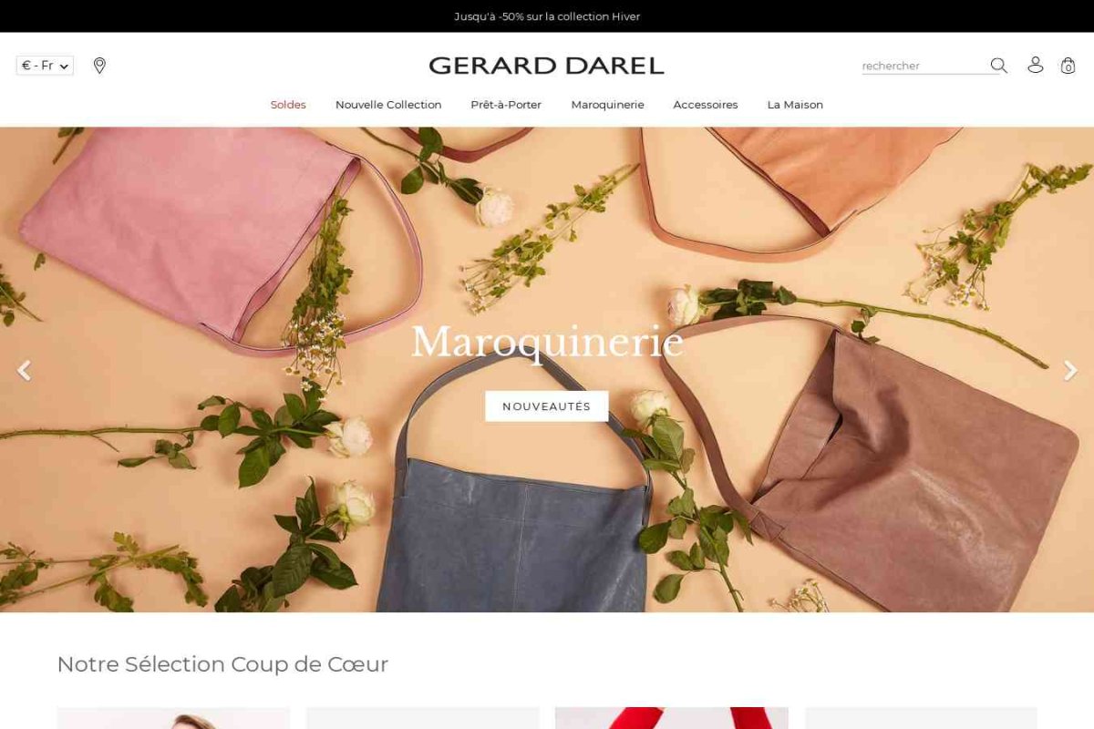 Gerard Darel, бутик женской одежды