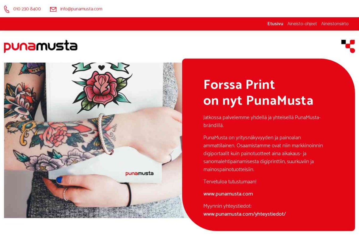 FORSSA PRINT, журнальная типография, представительство в г. Москве