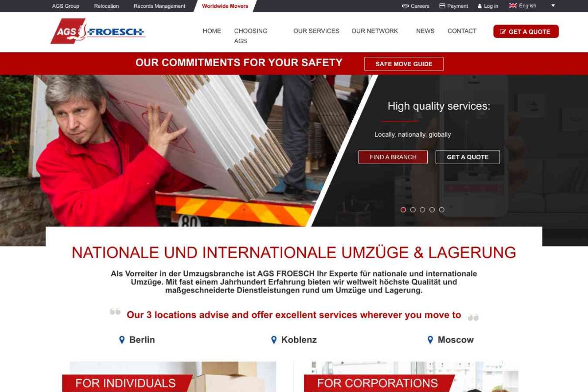 AGS Froesch, транспортная компания